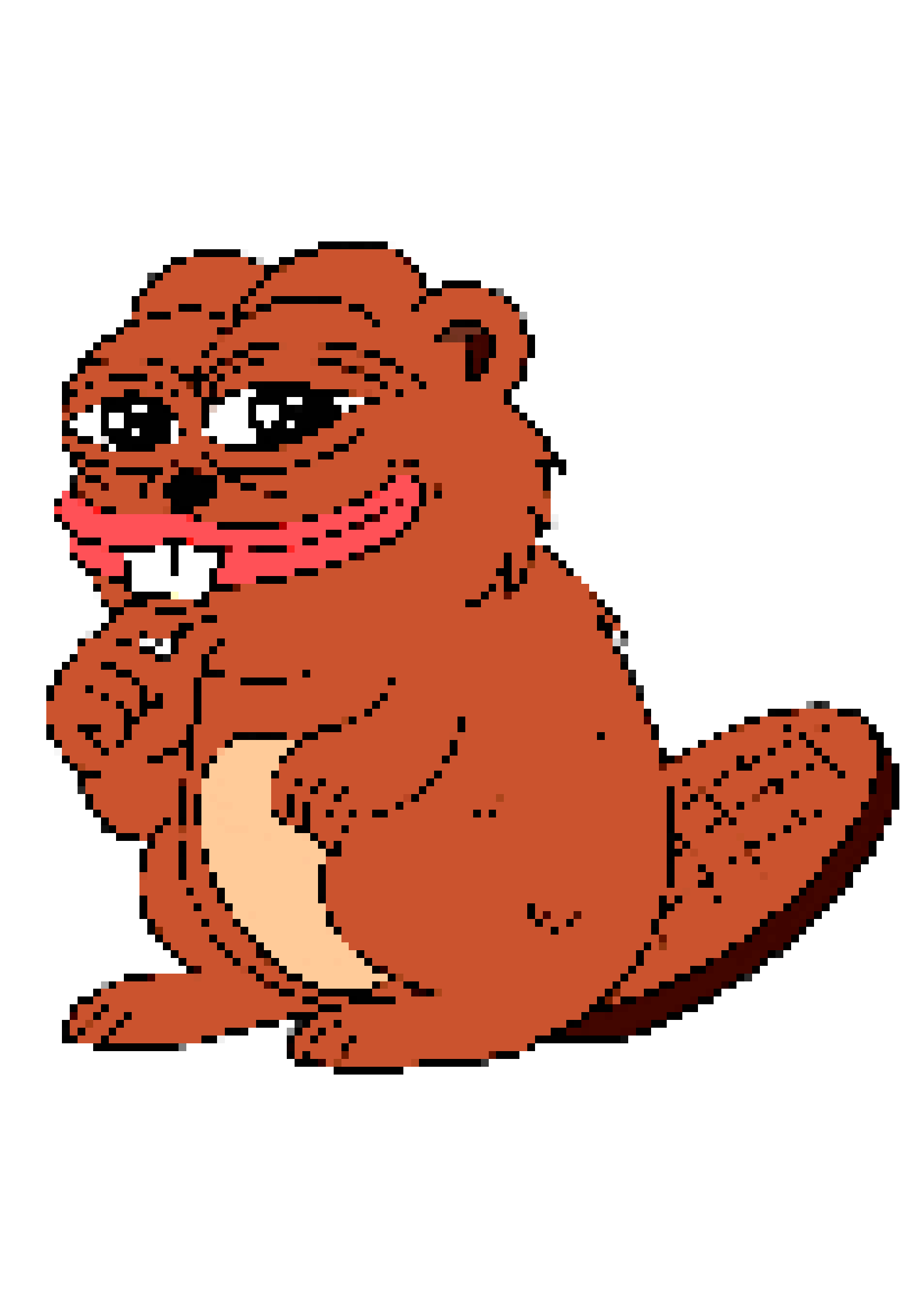Pixel beaver mascot